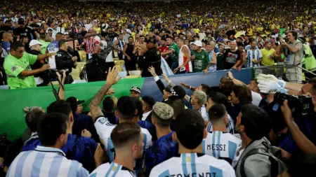Brazil vs Argentina FIFA World Cup Messi