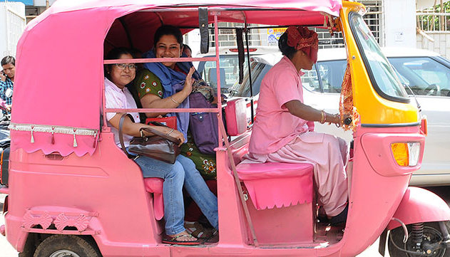 Pink Rickshaw Revolution in Maharashtra – where empowerment meets safety.