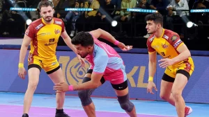 Telugu Titans faced a 44-51 defeat against Jaipur Pink Panthers