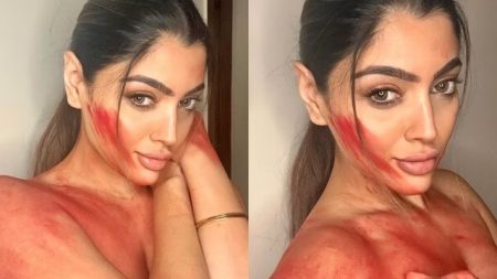 Akanksha Puri Faces Backlash for Topless Holi Photo: Fans React with Anger