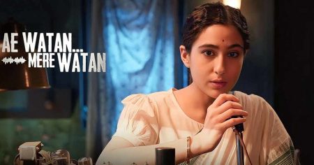 Ae Watan Mere Watan trailer, Sara Ali Khan, Usha Mehta film, Historical thriller, Quit India Movement 1942 movie,