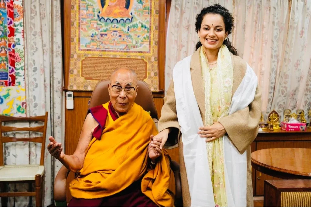 Election Spirituality Kangana Ranaut's Meeting with Dalai Lama