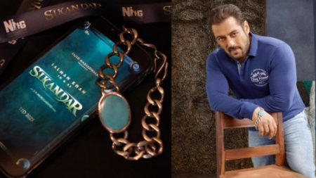 Salman Khan Iconic Bracelet Creates Buzz on Sikandar Set
