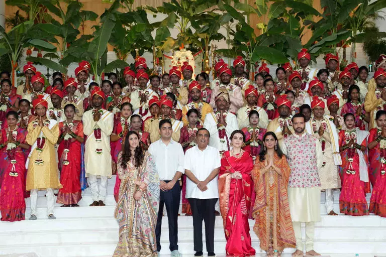 'Thankful to Ambani Family': Over 50 Couples Get Married As Samuhik Vivah